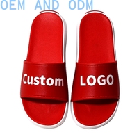 Pantuflas personalizadas con estampado de mapa y LOGO, regalos corporativos, pantuflas de suela gruesa para parejas, para baño, modernas, al por mayor, con estampado de leopardo, con punta abierta