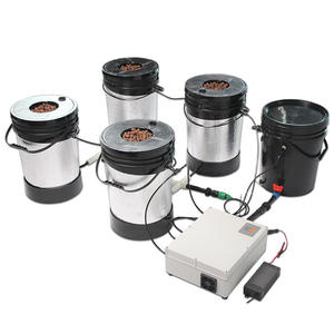 Ricircolo di aeroponic sistema di 5x5 gallone secchio Rotondo. <span class=keywords><strong>Cloner</strong></span> secchio sistemi di coltivazione idroponica su ordine accettabile - Product Image 1