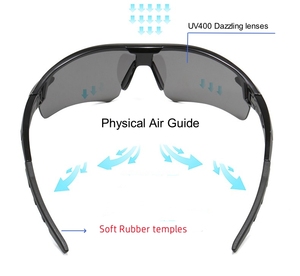 Kính thể thao thời trang UV400, kiểu dáng Oak, logo tùy chỉnh, nhiều màu sắc rực rỡ, dành cho nam và nữ - Product Image 2