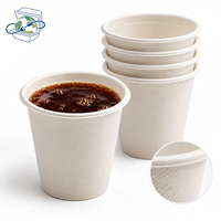 Gobelet 16 oz en bagasse de canne à sucre 100 % fibres végétales naturelles, compatible micro-ondes, biodégradable, compostable, vaisselle jetable