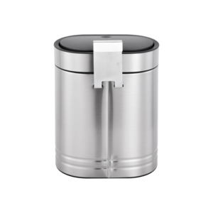 Thùng rác treo bằng thép không gỉ có nắp 4 lít thích hợp cho mặt bàn, thích hợp cho thùng rác nhỏ - Product Image 4
