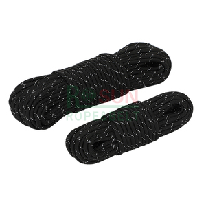 Bán buôn 100ft mà<span class=keywords><strong>u</strong></span> đen phản chiế<span class=keywords><strong>u</strong></span> Nylon Cắm Trạ<span class=keywords><strong>i</strong></span> ô dây 4mm 5mm 1100lb ngoà<span class=keywords><strong>i</strong></span> trờ<span class=keywords><strong>i</strong></span> an toàn Dã Ngoạ<span class=keywords><strong>i</strong></span> tồn tạ<span class=keywords><strong>i</strong></span> - Product Image 1