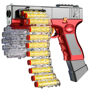 Hand selbst integrierte elektrische Tandem haar Soft Bullet Gun Kette für Munition Jungen Spielzeug pistole Simulation Modell Pistole - Product Image 2