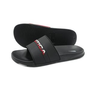 <span class=keywords><strong>Sandalias</strong></span> deslizantes con patrón de letras y Punta abierta para hombre con soporte de arco anatómico y suela de ventosas para talón, zapatos clásicos para hombre - Product Image 2