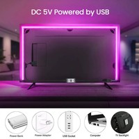 Bande LED COB RVB 5V OEM en gros, 576 LED/m, 5 mm, 8 mm, flexible, pour rétroéclairage TV