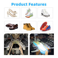 Machine intelligente de formage de talons et de côtés de chaussures pour la production en série, haute performance, remplace le processus manuel, adaptée