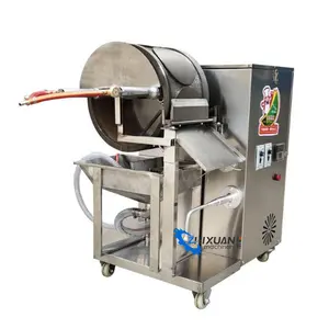 Máquina comercial de gas Chapati Roti Tortilla Maker Pancake lumpia popiah que hace la máquina injera crepe Spring roll wrapper machine