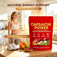 Offre Spéciale AMZ : Capsaïcine 3000mg – 120 Gélules Molles à Base de Plantes et Formule Vitaminée pour l'Énergie, la Digestion et le Confort Corporel