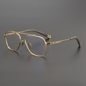 Monture optique haute B en titane, <span class=keywords><strong>lunettes</strong></span> de bonne qualité pour hommes et femmes monture Titan DTX105, CS-LSA105 - Product Image 1