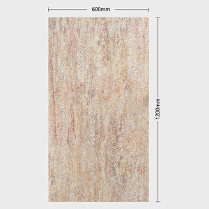 MCM Nuevo Diseño Lineal <span class=keywords><strong>Travertino</strong></span>/Romano Amarillo Color Flexible Cerámica Arcilla Azulejos Con Textura De Piedra Natural - Product Image 1