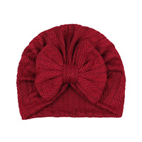 Chapeaux turban doux personnalisés avec nœud beignet pépinière hôpital casquettes bonnets bonnets pour bébé filles nouveau-nés nourrissons tout-petits
