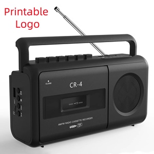 เครื่องเล่นเทปคาสเซ็ตแบบพกพา รุ่น Factory Retro CR-4 พร้อมวิทยุ AM FM เครื่องบันทึกเทปคาสเซ็ต เครื่องเล่น MP3 รองรับ USB และ TF สำหรับฟังเพลงส่วนตัวกลางแจ้ง - Product Image 1