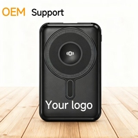 Nouveaux produits OEM tendance, batterie externe portable à charge rapide PD 22,5 W, 10 000 mAh, batterie externe magnétique sans fil avec câble