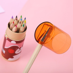 Cartone animato 12 matite colorate Set scuola bambini disegno cancelleria con temperamatite più stili - Product Image 6