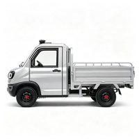 Camionnette électrique compacte HZWC, fabriquée au Shandong, 2 portes, économique, avec benne basculante, autonomie de 101 à 200 km