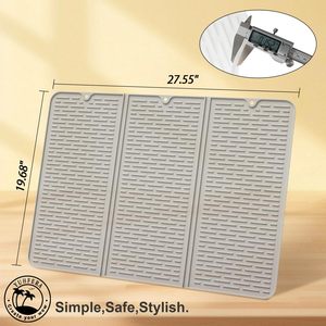 Coperchio del piano cottura per fornello elettrico-protezione pieghevole <span class=keywords><strong>in</strong></span> <span class=keywords><strong>vetro</strong></span> del coperchio del fornello, protezione del piano cottura a induzione, piatto da 28 "X 20" - Product Image 2