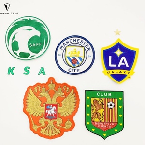 Custom Design Low Price PVC/Silicone Rubber <b>Patches</b> for Clothes Football Team - Product Image 4