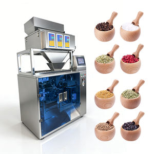 3 Head Granule Premade Bag Packaging <b>Machine</b> For <b>Coffee</b> Powder Nut Rice Bean Snack Seed Grain <b>Automatic</b> Filling Sealing - Product Image 1