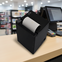Imprimante de reçus thermique 80 mm la plus récente avec Ethernet, port série, coupe-papier automatique, Bluetooth sans fil pour l'impression de reçus