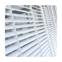Persianas Exteriores de Aluminio para Ventanas, Persianas Fijas y Ajustables, Rejillas de Ventilación