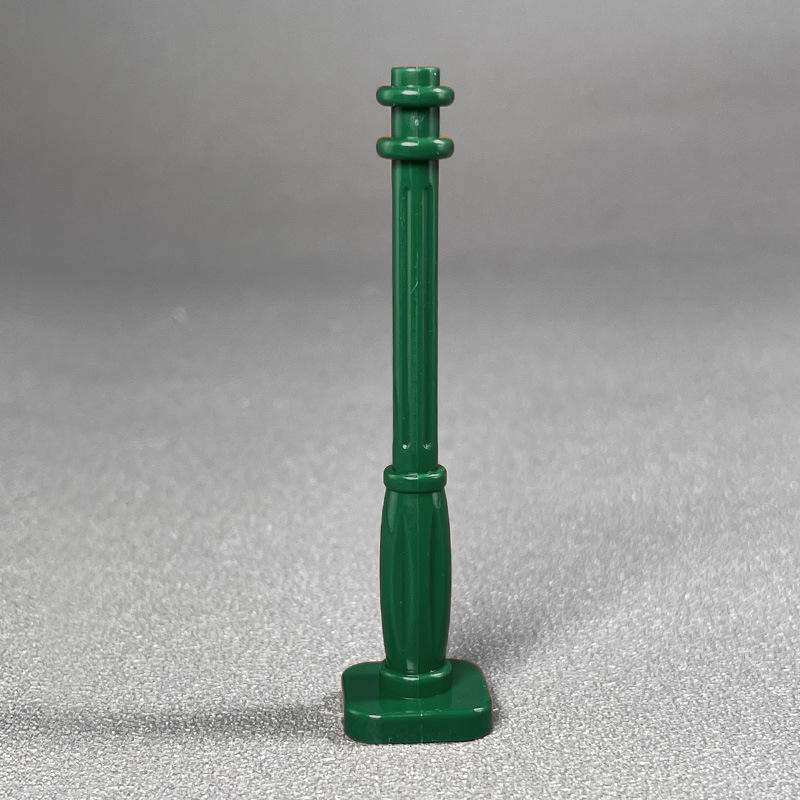 Poteau de lampe creux vert foncé