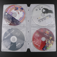 WEISHENG Großhandel Transparente PP-Kunststoff-DVD-Hülle für CDs mit Klappe, Rekorderhülle, Einzel-Disc-Umschlag, Vinyl-CD-Folie
