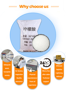 Hc 25kg túi thực phẩm lớp axit citric bột số lượng lớn giá axit citric monohydrat 8-40mesh axit citric khan an toàn làm sạch đại lý - Product Image 6
