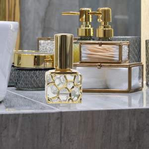 Atomiseur de parfum rechargeable, flacon pulvérisateur vide en verre, petites bouteilles portables rechargeables pour cosmétiques, 2 pièces - Product Image 4