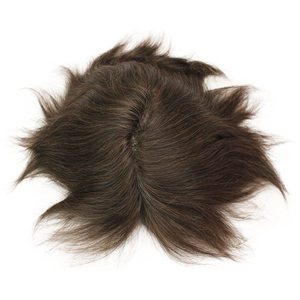 Commercio all'ingrosso brasiliani del virgin dei <span class=keywords><strong>capelli</strong></span> umani marrone colore dei <span class=keywords><strong>capelli</strong></span> di formato 7x9 pollici sottile pizzo traspirante uomini dei <span class=keywords><strong>capelli</strong></span> umani parrucchino - Product Image 5