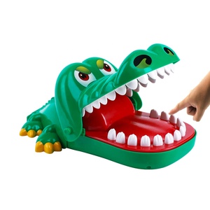 KK חדש 8.4 אינץ' משחקי צעצועי שיני תנין גדולים לילדים, משחקי רופא שיניים אצבע נושכת תנין, צעצוע משחק שיני תנין מצחיק - Product Image 1