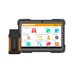 HUMZOR ND566 OBDII 스캐너 진단 스캐너 5.0 10.1in 화면 와이드 응용 프로그램 대형 듀티 트럭을위한 전체 시스템 WIFI - Product Image 1