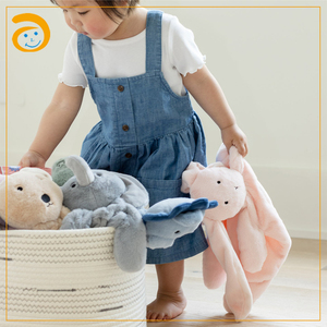 Venta caliente al por mayor bebé edredón manta personalizable Animal oso <span class=keywords><strong>conejo</strong></span> seguridad bebé edredón - Product Image 3