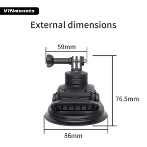 Soporte de ventosa para parabrisas y ventana de coche para cámaras deportivas GoPro Hero y accesorios para cámaras de acción y deportes - Product Image 5