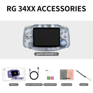<span class=keywords><strong>Console</strong></span> de jeu portable rétro ANBERNIC prend en charge la connexion Wi-Fi et Bluetooth à la <span class=keywords><strong>console</strong></span> de jeu vidéo de 3,4 pouces, système Linux - Product Image 6