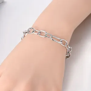 <span class=keywords><strong>MULA</strong></span> Porte-clés à fermoir en argent 925, boucle universelle, compatible avec les chaînes à fermoir en forme de O, zircon DIY, anniversaire pour femme, bijoux tendance - Product Image 6