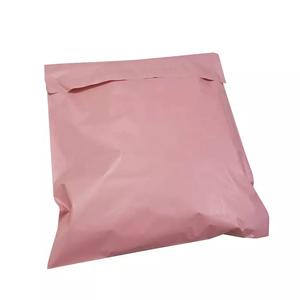 Экологичная розовая почтовая сумка с индивидуальным логотипом, сертифицированная GRS, 100% переработанная почтовая сумка, розовая почтовая сумка - Product Image 3