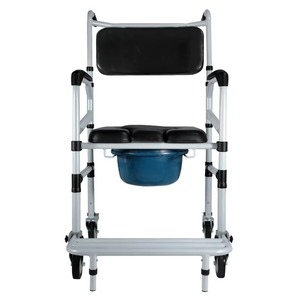 New 3 in 1 Bedside Foldable Commode <b>Chair</b> Portable Toilet Seat for Elderly - Product Image 5