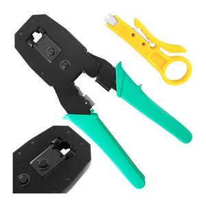 Outil de sertissage de câbles réseau multifonctionnel pour terminer les câbles Ethernet et téléphoniques - Product Image 1