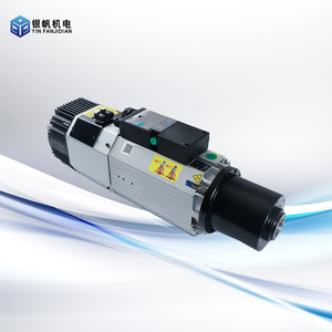 Không khí làm mát trục chính 9KW iso30 24000 vòng/phút hqd động cơ trục chính phay động cơ khắc <span class=keywords><strong>Router</strong></span> cho máy khắc có tính năng mang - Product Image 2