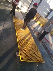 Rejilla de FRP para suelo de sala de lavado de coches, cubierta para zanjas de árboles, pasarelas fotovoltaicas, cubierta para zanjas de drenaje de plantas de aguas residuales y protección contra fugas - Product Image 4