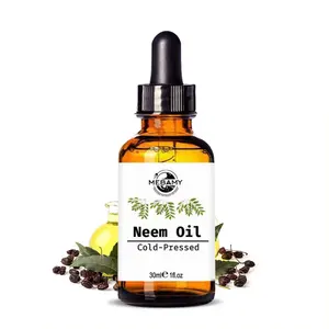 Factory Price Neem Seed Oil Cold Pressed Essential Oil For Skin Hair Growth Hair Care Bulk Organic Neem Oil