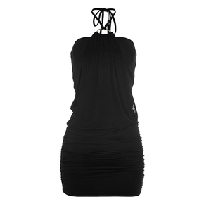 Viviblook Y26DS083 Vestido Casual de Verano para Mujer, Nuevo Vestido Ajustado Tipo Halter para Damas - Product Image 4