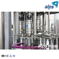 Machine de remplissage et d'étiquetage automatique ALPS pour bouteilles en plastique PET d'huile végétale d'olive
