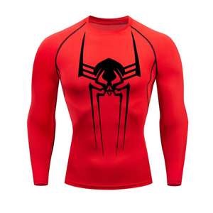 Camisa de compresión Elástica de secado rápido para hombre Running Fitness Camisas de compresión de manga corta - Product Image 6