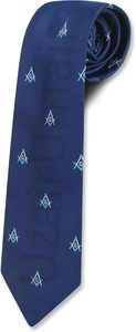 Corbata de inspiración masónica para hombre, con símbolo de compás cuadrado, corbata formal, nueva, elegante, para negocios, bodas, fiestas. - Product Image 2