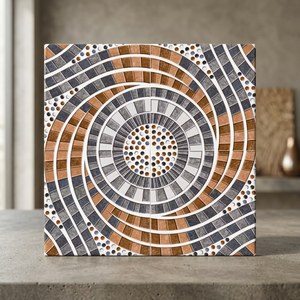 Punch Series Parking Glazed Porcelain Tiles 30x30cm High Load Capacity Design - Product Image 1