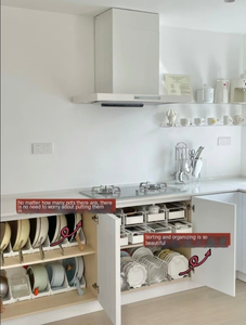 Mobili da Cucina Modulari Personalizzati in Legno Massello ed Ecologico Melaminico, Design Moderno Pronto per il Lavello, per Uso Residenziale e in Villa - Product Image 5