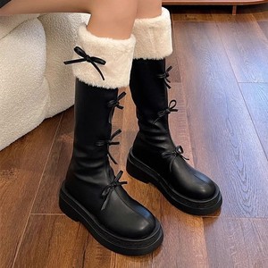Botas Chelsea de Plataforma Plana con Cremallera, Estilo Coreano, de Terciopelo Marrón, para Niños, Otoño/Invierno, Retro 2026, Punta Redonda - Product Image 1