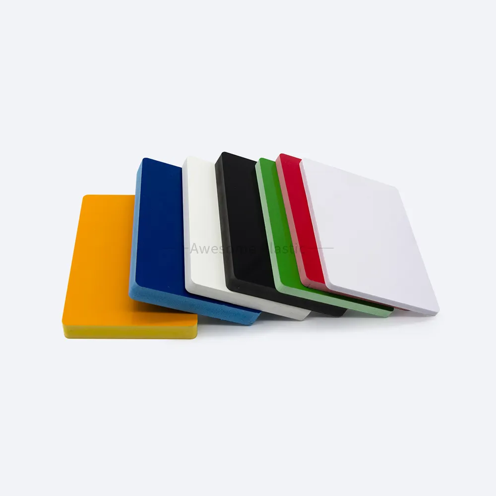 Kunststoff platten mit hoher Dichte 18mm 15mm 12mm 20mm PVC Celuka Forex-Platten platte PVC-Schaumstoff platte für Küchen schrank