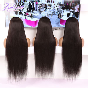 Toptan ucuz 13x4 13x6 5x5 HD dantel Frontal kapatma peruk satıcıları, ham bakire manikür hizalanmış İnsan saç peruk siyah kadınlar için - Product Image 5